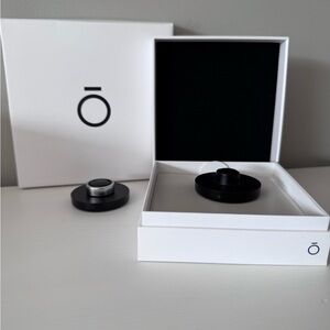 Oura Ring, Gen3, Silver Heritage, Size 7 + TWO Chargers w/ Size Kit
